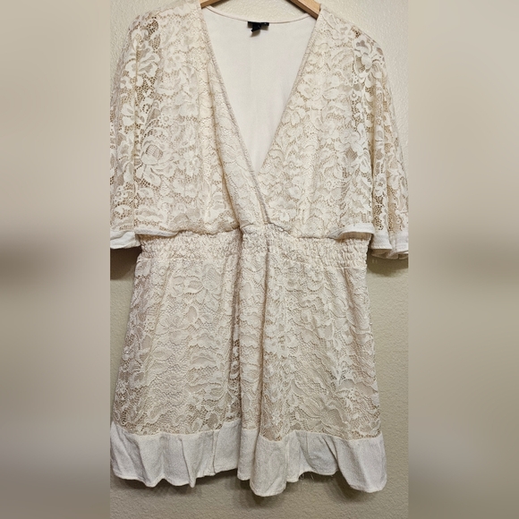 Torrid Ivory Lace Robe - Picture 6 of 7